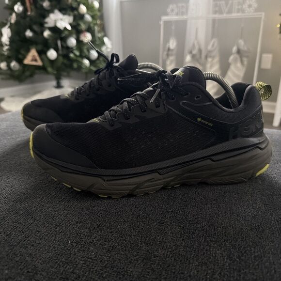 Hoka One One Challenger ATR 6 GTX Gore-Tex Trail Running Shoes Mens 12 Black - Picture 1 of 8